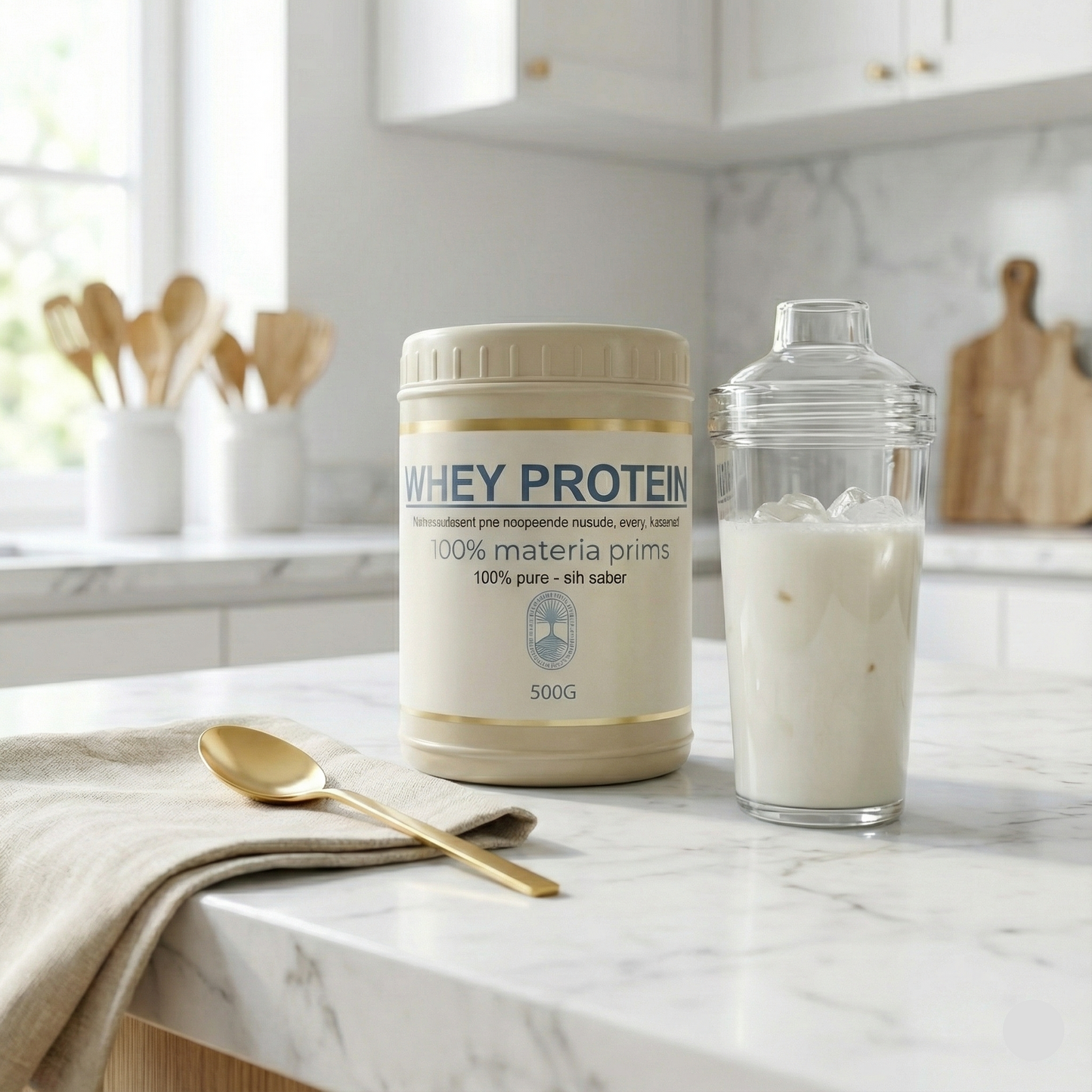 Proteina Whey En Polvo Naranja