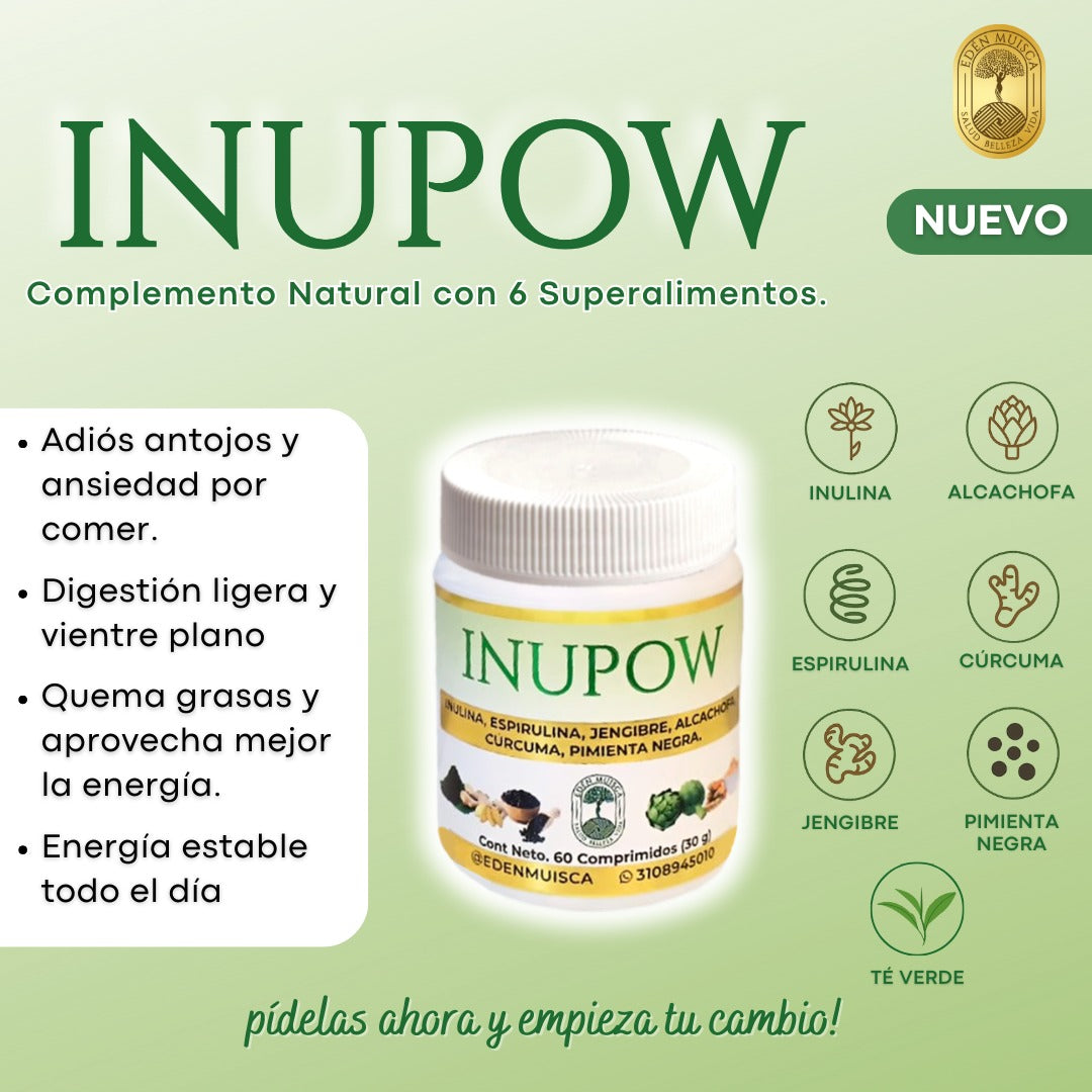 ⭐ INUPOW – Formula para bajar de peso con 6 superalimentos