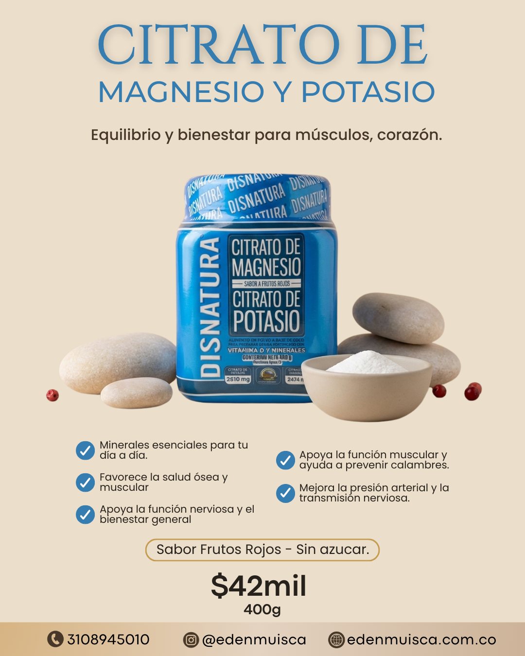 Citrato de magnesio y potasio