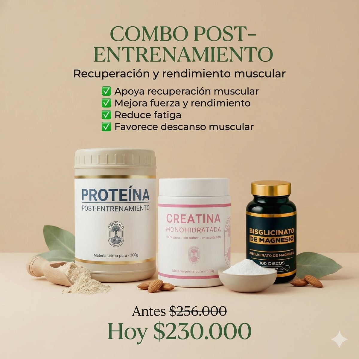 Combo Post-Entrenamiento