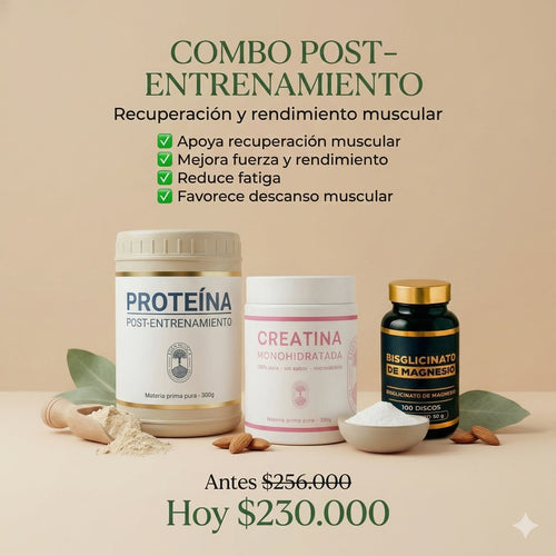 Combo Post-Entrenamiento