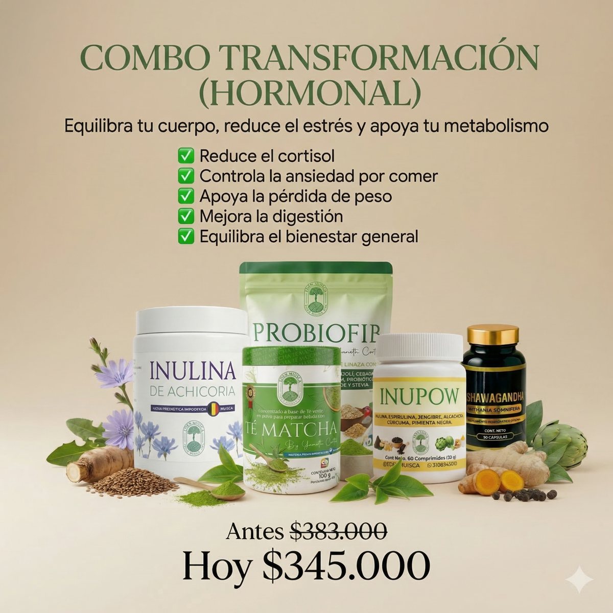 Combo Transformación Hormonal