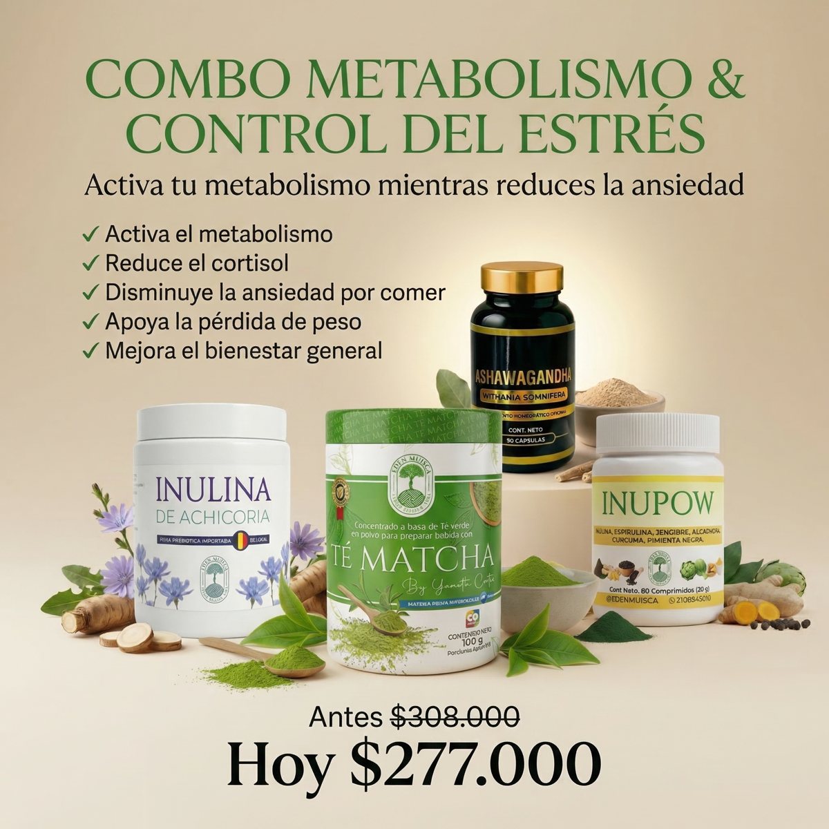 Combo Metabolismo & Control del Estrés