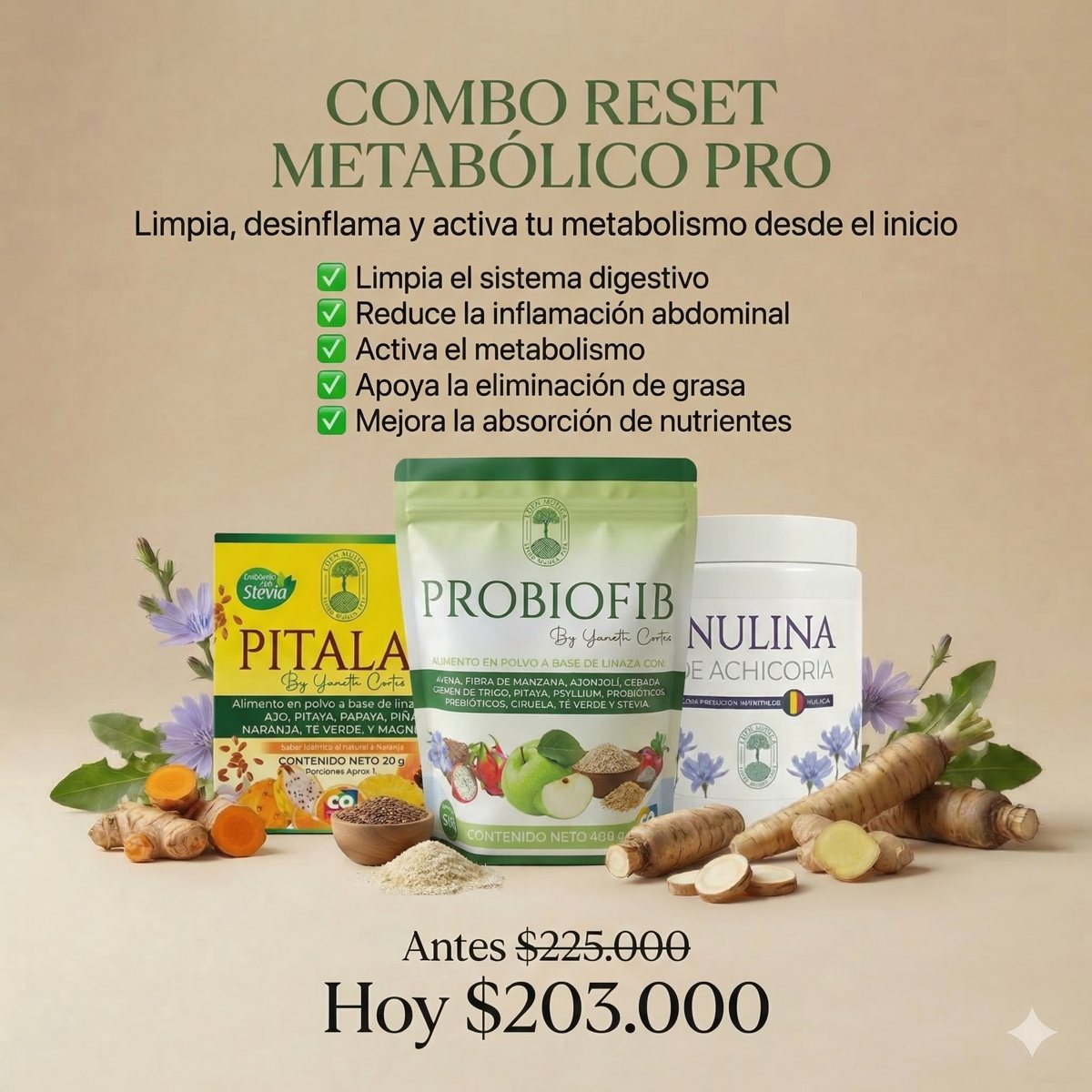 Combo Reset Metabólico Pro