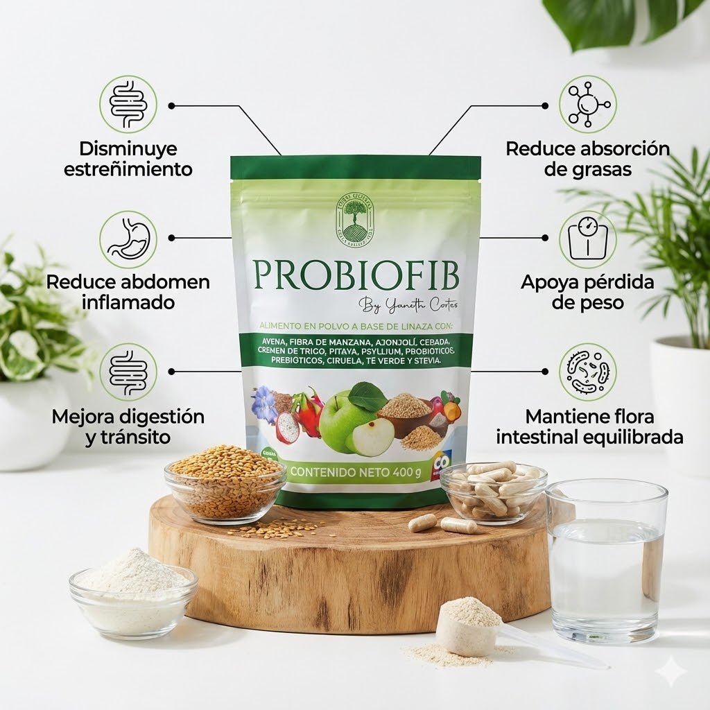 PROBIOFIB – Fibra Reductora con Prebióticos y Probióticos
