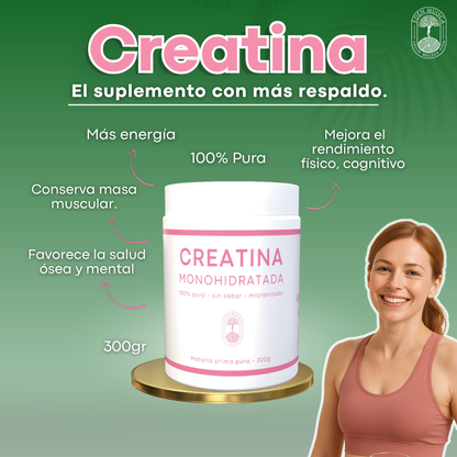Creatina Monohidratada 100%pura 300gr